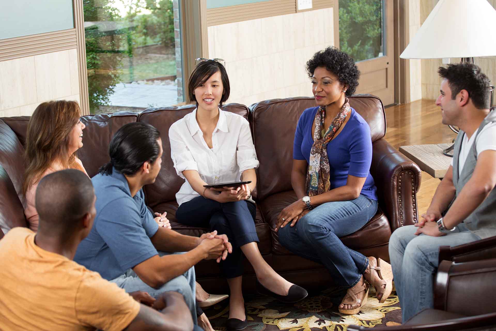HOA members having a conversation